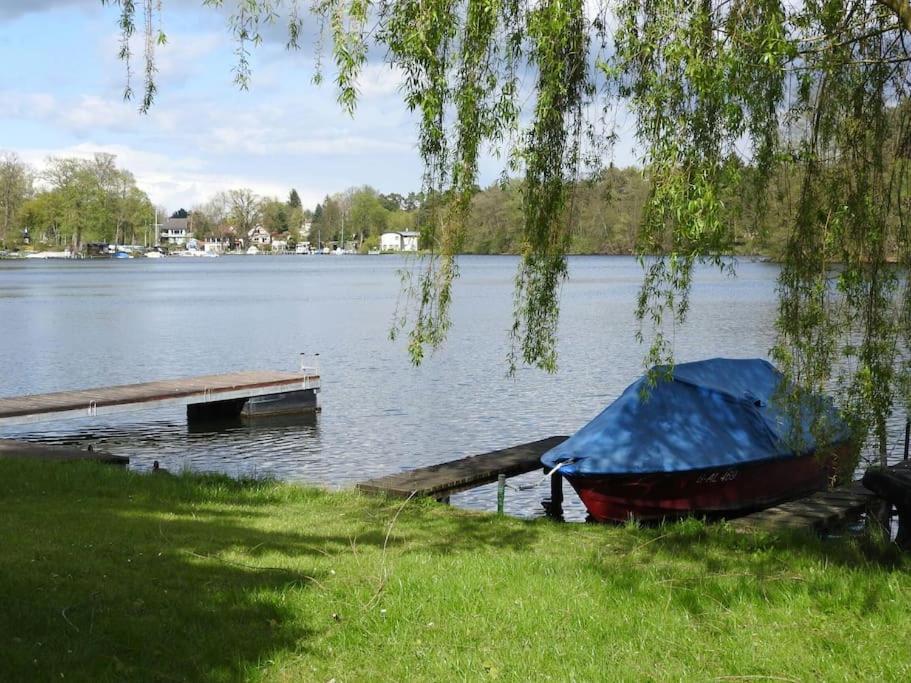 Dachwohnung Mit Wasserblick Und Eigenem Bootssteg Berlim Exterior foto
